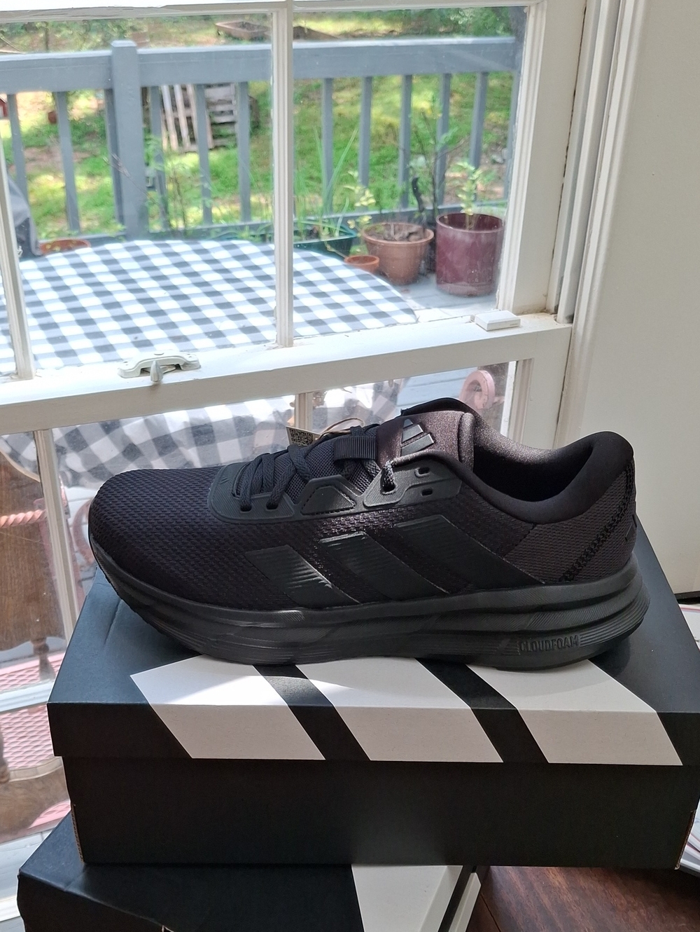 adidas Men’s Black Athletic Running Sneakers